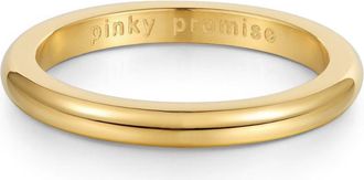 Mantra Pinky Promise Ring in Yellow Gold at Nordstrom, Size 5
