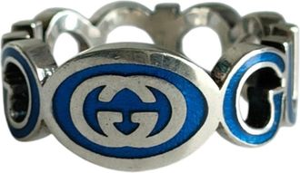 Gucci Silver 925 Band Ring (Pre-Owned)