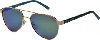 Fila Womens SFI157-500GOL SFI157 50 500GOL Sunglasses - Gold - One Size