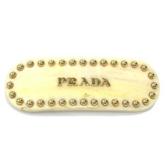 Prada Pre-owned Fabric hair-accessories - Dames - Vintage Accessoires - Beige - ONE Size - Vintage