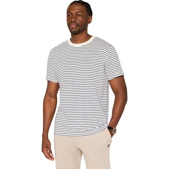 Fabletics Mens The 24-7 Tee in Deep Navy Shorline Stripe at Nordstrom, Size Xx-Large