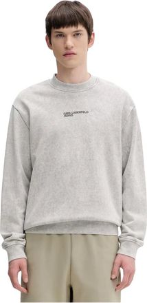 Karl Lagerfeld Hombre, Sudaderas, Gris, Talla: L