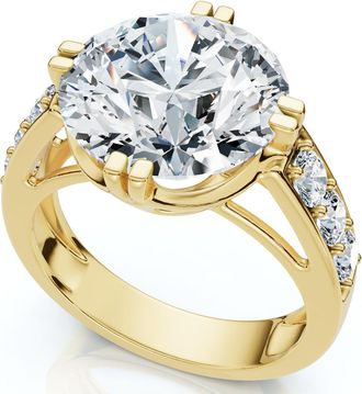 Pompeii3 Certified 5 1/2Ct Bauer Diamond Engagement Ring 14k Gold or Platinum Lab Grown