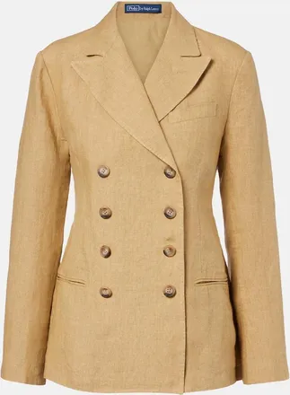 Polo Ralph Lauren Double-breasted linen blazer