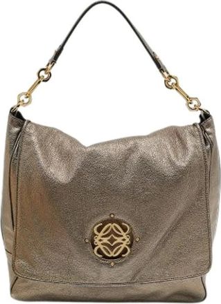 Loewe Pre-owned Shoulder Bags, female, Brown, Size: ONE SIZE Pre-owned Shoulder Bag
