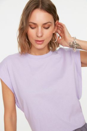 Trendyol Vrouw/Meisje Ronde hals Capuchonmouw T-shirt
