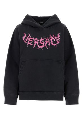パーカー・フーディ VERSACE SS24 Black cotton sweatshirt (10139791A09925 1B000) 10107101A07769_1B000-8_650x.