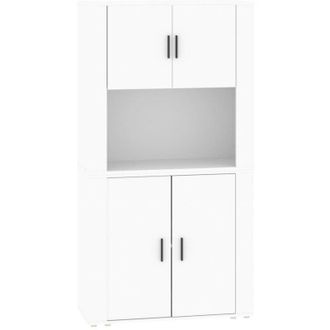 vidaXL Highboard White Engineered Wood Vidaxl