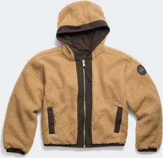 Canada Goose Blouson aviateur r&eacute;versible en molleton Alberni pour femme (Femmes, Silverbirch Heather/ Silverbirch, TP)