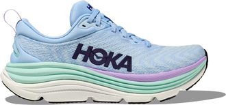 Hoka One One Womens Gaviota 5 Running Shoe In Airy Blue / Sunlit Ocean