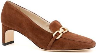 Amalfi By Rangoni Settimio Bit Loafer Pump in Castagno Cashmere Gold at Nordstrom, Size 7.5
