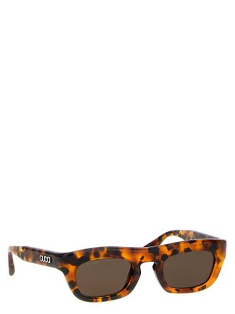 Gucci Tortoiseshell Rectangular Sunglasses - Tortoiseshell