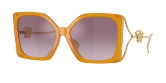 Versace VE4502U 55376X Womens Sunglasses Yellow Size 58