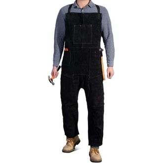 OEM Delantal De Soldadura De Cuero Profesional Para Hombre, Delantal De Trabajo Resistente Al Calor, Perfecto Para Herreros, Aficionados Al Bricolaje, Sol