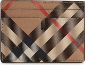 Burberry Sandon beige Polyurethan -Kartenhalter