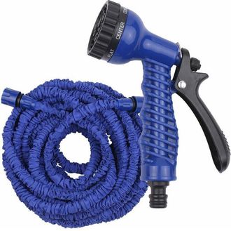 OEM Juego De Pistola De Agua A Alta Presi&oacute;n Con Manguera Telesc&oacute;pica De Alta Presi&oacute;n Para Lavado De Coches, Azul, 30 M (100 Pies)