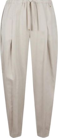 Herno Broeken - Dames - Broeken - Beige - M - Broeken