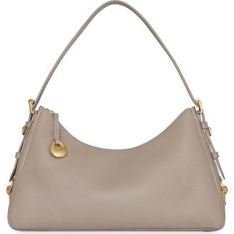 Rebecca Minkoff Large Mia Leather Shoulder Bag in Mushroom at Nordstrom