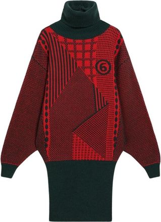 Maison Margiela Kleedjes, Dames, Veelkleurig, S, Knitted Kleedjes