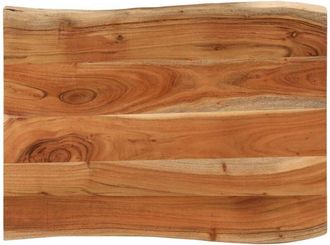 vidaXL Piano Tavolo 90x60x3,8 cm Rettangolare Legno Acacia Bordi Vivi - Vidaxl