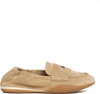 3Juin mocassino camoscio sabbia - Dames - Loafers - Beige - 38 EU - Su&egrave;de - Schoenen
