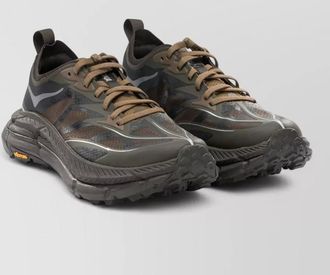 Hoka One One tech fabric low-top sneakers