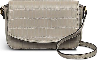 Radley London River Road Mini Croc Embossed Crossbody Bag in Pumice at Nordstrom Rack