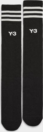 Yohji Yamamoto Mens Logo black socks