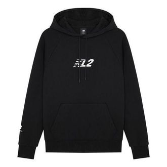 New Balance Mens New Balance Embroidered Logo Sports Pullover Black MT13580-BK