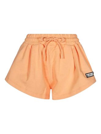 Msgm Trainingsshorts met logopatch - Oranje