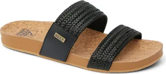 Reef Vista Braid II Sandal in Black/tan at Nordstrom, Size 11