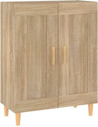 vidaXL Sideboard Sonoma Oak 69.5x34x90 cm Engineered Wood vidaXL