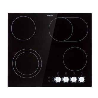 Klarstein Klarstein Easycook Placa Cer&aacute;mica De Cocci&oacute;n 6100w Regulador Giratorio Negro