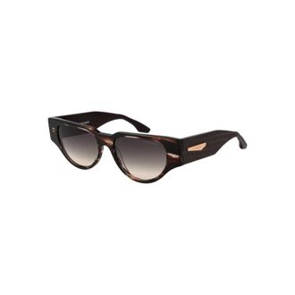 Trussardi Sunglasses, female, Brown, Size: ONE SIZE Acetate Frame Square Sunglasses