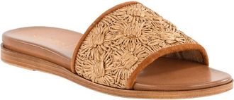 Seychelles Dakota Raffia & Leather Slide