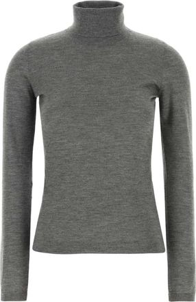 Brunello Cucinelli Coltrui - Dames - Cashmere truien - Grijs - S - Kasjmier - Truien & Vesten