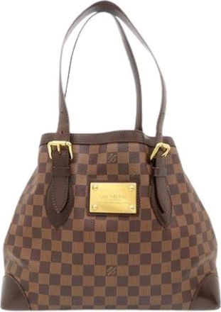 Louis Vuitton Pre-owned Shoulder Bags, female, Brown, Size: ONE SIZE Pre-owned Hampstead MM