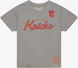 Mitchell & Ness Mens Mitchell & Ness Heather Gray New York Knicks Vintage Wordmark Boxy T-Shirt at Nordstrom, Size Xx-Large