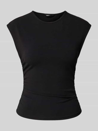 Only Slim Fit T-Shirt aus Baumwoll-Mix Modell MIRA in Black, Gr&ouml;&szlig;e XL