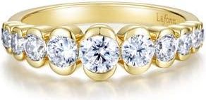 Lafonn Willow Simulated Diamond Band Ring in Gold at Nordstrom, Size 8