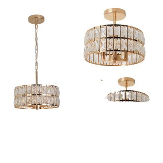 OEM Lampadario Moderno, Altezza Regolabile, Design In Cristallo, Adatto A Diversi Ambienti