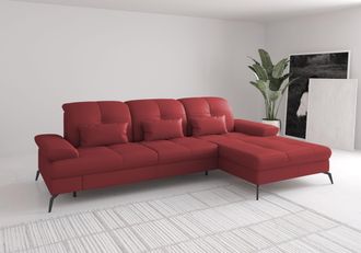 Sit&more Ecksofa »Amica, L-Form, inkl. Sitztiefenverstellung & Armteilverstellung« wahlweise mit Bettfunktion, Bettkasten und Kopfteilverstellung