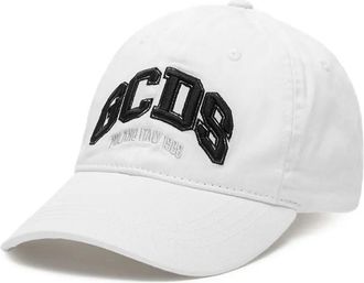 GCDS Cappello da baseball con logo - Bianco