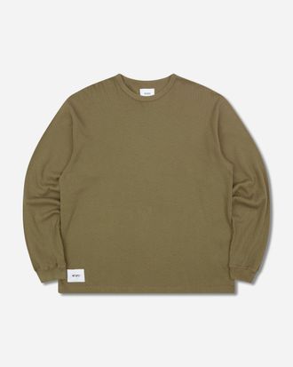 Wtaps Men s Waffle Standard Longsleeve T-Shirt Olive Drab