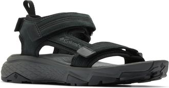 Columbia mens Peakfreak Rush Sandal Lea, Black/Dark Grey, 12
