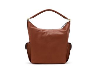 Lauren Ralph Lauren Nappa Leather Large Blaike Shoulder Bag Shoulder Womens Handbags Lauren Tan