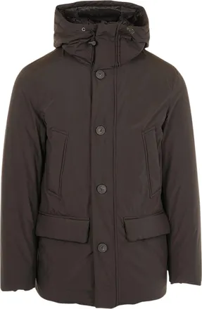 Woolrich Black Cloud Parka Padded Polyester Down Jacket