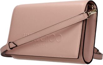 Jimmy Choo London Womens Leather Clutch Pink