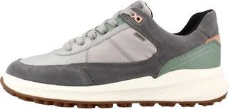 Geox Pg 1X B ABX Sneakers - Dames - Sneakers - Grijs - 36 EU - Leer - Schoenen