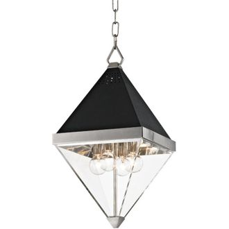 Hudson Valley Lighting Coltrane L&aacute;mpara Colgante De 4 Luces N&iacute;quel Pulido, Acr&iacute;lico